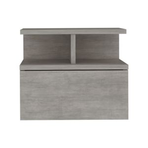 Mesita de noche flotante con cajón y estantes de almacenamiento abiertos DB Adele - Product Image 2