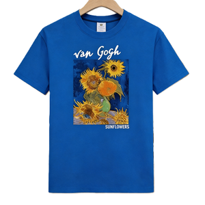 Camiseta con Pintura Famosa de Girasoles de <span class=keywords><strong>Vincent</strong></span> Van Gogh, Impresionismo, Regalo de Museo - Product Image 2