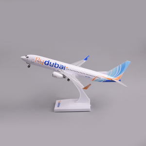 โรงงานขายดี โมเดลเครื่องบินดูไบแอร์ไลน์ <span class=keywords><strong>B737</strong></span> ขนาด 30 ซม. ทำจากวัสดุ ABS - Product Image 1