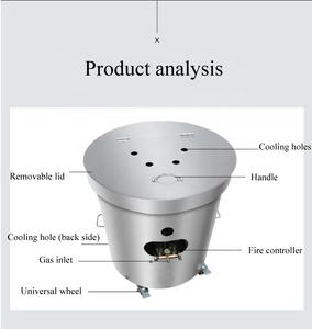 Tostador de granos de café automático con 3 curvas para hornear, tostador comercial, máquina tostadora eléctrica, secador de granos - Product Image 2