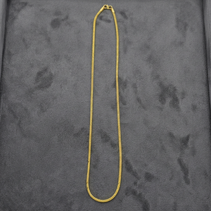 Wholesale 14K 18K 24K Micron Gold Franco Chain Necklaces, Fashion Chains Necklaces, Luxury Chain Necklaces, Modern Chain Design. - Product Image 3