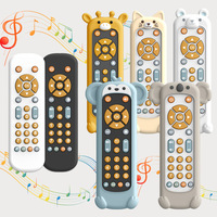Jouets pour bébés pour l'éducation précoce et le développement cérébral : Télécommande de télévision pour enfants avec musique pour l'apprentissage, télécommande simulée