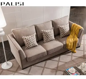 Vintage London style 3 seat sofa couch living room furniture American European 123 sofa set fabric cushion sofa furniture set