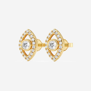 ต่างหูเพชรทรงกลม 1.2 กะรัต ดีไซน์หรูหรา ประดับเพชรแล็บโกรว์ ระยิบระยับ สวยงาม พร้อมความหรูหราอย่างมีคุณค่า สำหรับผู้หญิง - Product Image 6