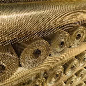 Giá Tốt Nhất Chất Lượng Cao Micro Lỗ Nhỏ Nhôm Vàng Mạ Kẽm Mở Rộng Kim Loại Lưới Cuộn Dây Thép Lưới Sản Phẩm - Product Image 1