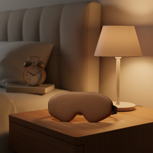 Antifaz para dormir de seda 100% orgánica de morera, directo de fábrica, con banda elástica ajustable, antifaz grande de seda estampada. - Product Image 1