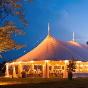 Tentes d'événement en aluminium à grand espace personnalisées, auvent résistant à l'usure, serre durable, tente de fête de mariage en plein air pour événement - Product Image 1