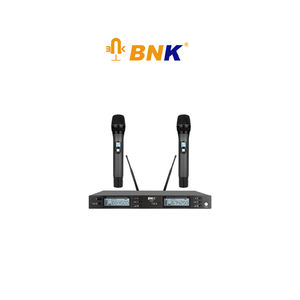 BNK Uhf Antenne Pas Cher Prix Uhf Double Canal De Poche Longue Portée Microphone Sans Fil Radio <span class=keywords><strong>Parabolique</strong></span> Microphone BK-40M - Product Image 1