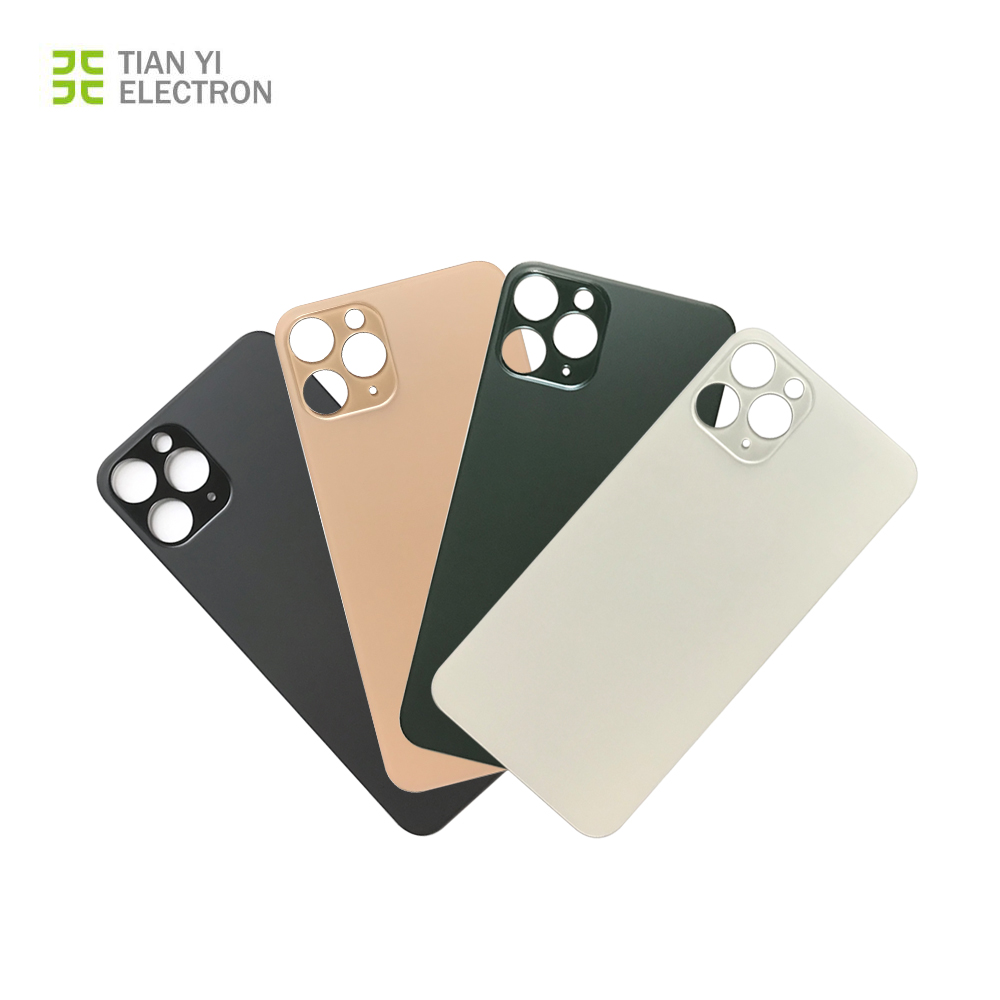 Стекло для задней крышки с большим отверстием для iPhone 11 pro max, заднее стекло для iPhone 11Promax, задняя крышка батарейного отсека