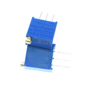 โพเทนชิโอมิเตอร์แบบปรับค่าได้หลายรอบ <span class=keywords><strong>3296W</strong></span> <span class=keywords><strong>10K</strong></span> ความแม่นยำสูง ปรับค่าได้ <span class=keywords><strong>10K</strong></span> (103) - Product Image 1