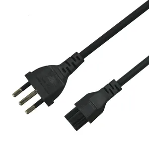 SIPU Werkseitig zugelassenes 3-poliges Stecker kabel Brasilien 3-polige Kabel Elektrisches IEC-Netz kabel 230V