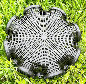 Cage <span class=keywords><strong>à</strong></span> anguilles renforcée de qualité supérieure, filets en plastique pour l'élevage de poissons, pour la capture d'anguilles et de loches dans les rivières et les lacs, pour la pêche en bateau - Product Image 2
