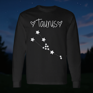Maglietta a maniche lunghe con segno zodiacale Toro, astrologia, compleanno di aprile e maggio - Product Image 3
