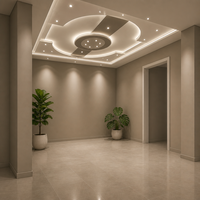 Panel Langit-langit Aluminium Honeycomb Modern - Tahan Api dan Air Ramah Lingkungan Berlapis PVDF/PE Garansi 5 Tahun untuk Dekorasi Interior