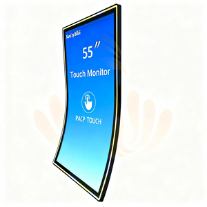 Nouvel écran tactile incurvé LD <span class=keywords><strong>Touch</strong></span> 55/43 pouces 4K <span class=keywords><strong>P</strong></span>-Cap DVI avec éclairage LED et protocole 3M pour <span class=keywords><strong>machine</strong></span> de jeu Bally - Product Image 4