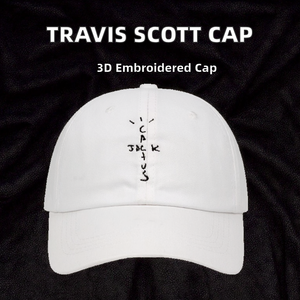 <span class=keywords><strong>Gorra</strong></span> de Béisbol Ajustable de Algodón con Bordado 3D de Letras, Estilo Cactus Jack, 6 Paneles, para Deportes, Protección Solar, Negocios - Product Image 2