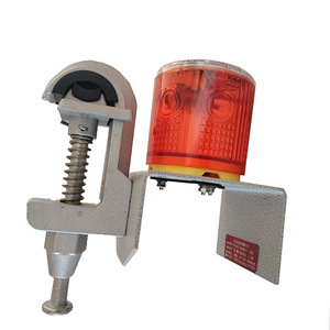 Feux d'avertissement solaires pour pipeline haute tension, lumière rouge LED clignotante, IP65, pour la sécurité routière - Product Image 4