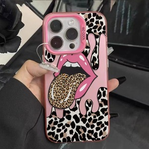 Labbra leopardate donna stampa custodie per telefono cellulare per <span class=keywords><strong>iPhone</strong></span> 16Plus XR <span class=keywords><strong>XS</strong></span> 11 12 13 14 15 Pro <span class=keywords><strong>Max</strong></span> <span class=keywords><strong>Cover</strong></span> modelli 7Plus 8Plus - Product Image 5