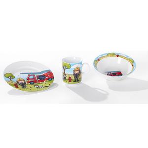 Ritzenhoff & breker เครื่องถ้วยชามสำหรับเด็กดับเพลิงเบอร์นี่3ชิ้น - Product Image 2