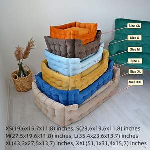 Neues verbessertes Haustier Katze Hund Chaiselongue Bett Sofa Komfortable Nacken pflege Kissen Design Luxus Hunde bett - Product Image 6