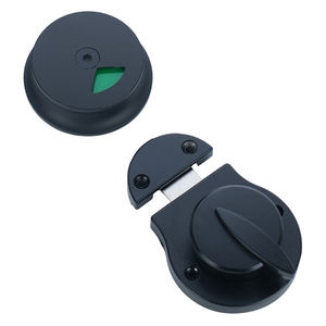 Loquet de porte de toilettes publiques avec indicateur noir et boucle, quincaillerie pour vestiaire - Product Image 2