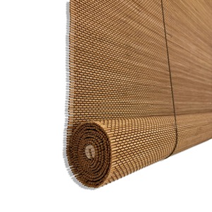 Doğal bambu stor perde rulo sistemi su geçirmez rulo bambu tonları pencere için - Product Image 5