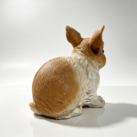 Figurine de lapin en résine pour jardin, décoration extérieure personnalisée, statue de lapin mignonne en gros pour patio, cour, maison, souvenir, cadeau, décoration