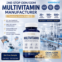 Kapsul Multivitamin Wanita Dewasa Bersertifikat GMP Label Pribadi untuk Kesehatan Kulit, Rambut, Kuku & Pencernaan Suplemen Vitamin OEM