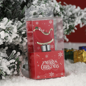 Resin Christmas Sleigh <b>Wine</b> Stopper Red <b>Wine</b> <b>Bottle</b> Sealer Holiday Gift Party Decor - Product Image 5