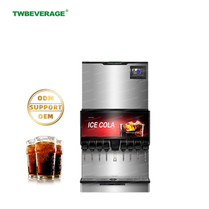 เครื่องจ่ายโซดาสแตนเลส TWBEVERAGE พร้อมเครื่องทำน้ำแข็งในตัวสำหรับร้านกาแฟ - Product Image 5
