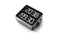Timer Dapur Digital dengan Stopwatch Hitung Mundur Ganda Jam Timer Magnetik Alarm Keras yang Dapat Disesuaikan Layar LED Plastik Baterai AAA
