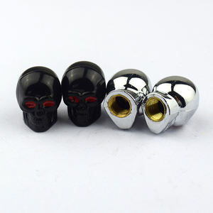 Capuchon <span class=keywords><strong>de</strong></span> <span class=keywords><strong>valve</strong></span> <span class=keywords><strong>de</strong></span> pneu universel en forme <span class=keywords><strong>de</strong></span> crâne pour voiture, bus, moto - Product Image 3