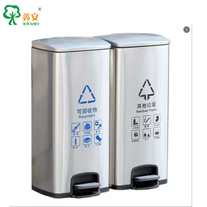 Hiện Đại Trong Nhà Chất Thải <span class=keywords><strong>Bin</strong></span> Thép Không Gỉ <span class=keywords><strong>Bin</strong></span> Nhà Thùng Rác Với Bàn Đạp Cho Văn Phòng Khách Sạn Nhà Bếp Cảnh Quan - Product Image 3