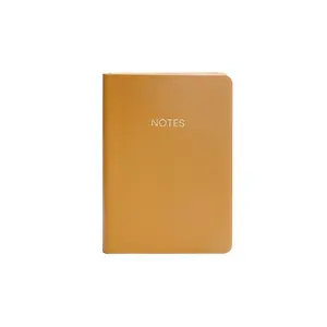 A6 PU Leder Retro Nähen Notebook Office School Solid Color Simple Journal