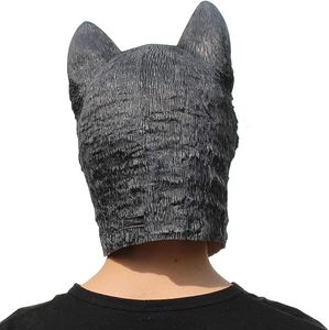 Máscara de Perro <span class=keywords><strong>Husky</strong></span> al por Mayor, Máscara de Látex de Cabeza Completa de Animal, Disfraz para Halloween, Carnaval, Fiesta de Disfraces - Product Image 5