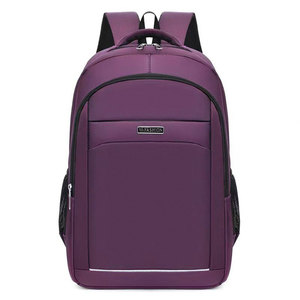 Waterproof Lightweight <b>Computer</b> <b>Backpack</b> Double-Headed Zipper Design Multifunctional Oxford Polyester Casual Laptop <b>Backpack</b> - Product Image 4