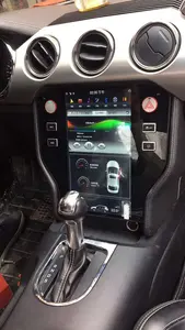 רדיו לרכב בסגנון RoadNavi Tesla אנדרואיד 11 לפורד מוסטנג 2013-2020 נגן מולטימדיה לרכב אלחוטי 4G