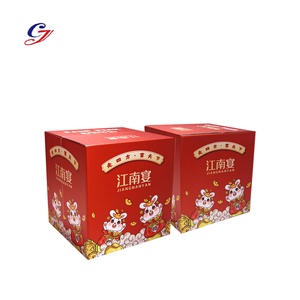 Đầy đủ in các tông bán lẻ Dump bin tùy chỉnh hiển thị màu đỏ sóng <span class=keywords><strong>Pallet</strong></span> hiển thị Giấy thùng cho sản phẩm khuyến mãi - Product Image 2