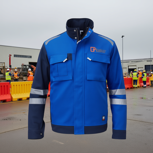 Veste de travail classique Ttake bleue 3XL, vêtements de sécurité haute visibilité - Product Image 3