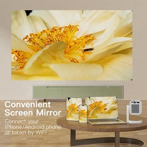 Proyector LCD Wifi de 200ANSI, Cine en Casa, Video HD720P, Videojuegos, Reuniones, Proyector de Tiro Corto 4K, Películas, Proyector Inalámbrico para Teléfono 5G - Product Image 5