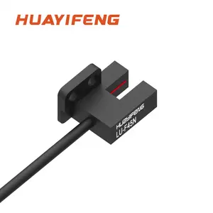 Huayifeng เซนเซอร์ตรวจจับ LU-Y45โฟโตลิสทริกช่องเสียบ Kecil SENSOR fotolistrik keluaran NPN beralih