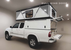 Off Road Trọng lượng nhẹ sang trọng Pick <span class=keywords><strong>up</strong></span> RV xe tải Camper tán cho tacoma với tường cứng nhôm <span class=keywords><strong>Pop</strong></span> <span class=keywords><strong>Up</strong></span> Roof Top lều - Product Image 3