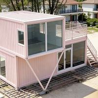 Maison conteneur modulaire moderne détachable et respirante pour boutique, chambre, atelier, hôtel – Luxe, durable, étanche, ignifuge