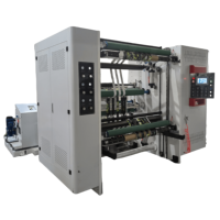 Machine de découpe et de rembobinage à grande vitesse WFQ-1300A pour rouleaux de film plastique OPP/ PET/ CPP/ CPE/ PVC et rouleaux de tissu tissé