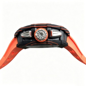Montre mécanique de sport de luxe RM11-03 avec réserve de marche, boîtier en acier inoxydable et fibre de carbone, bracelet en caoutchouc - Vente en gros usine - Product Image 5