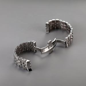 Bracelets de <span class=keywords><strong>montre</strong></span> en acier inoxydable pour <span class=keywords><strong>montre</strong></span>, fin incurvée, solide, adapté aux montres <span class=keywords><strong>seiko</strong></span> 007 - Product Image 3