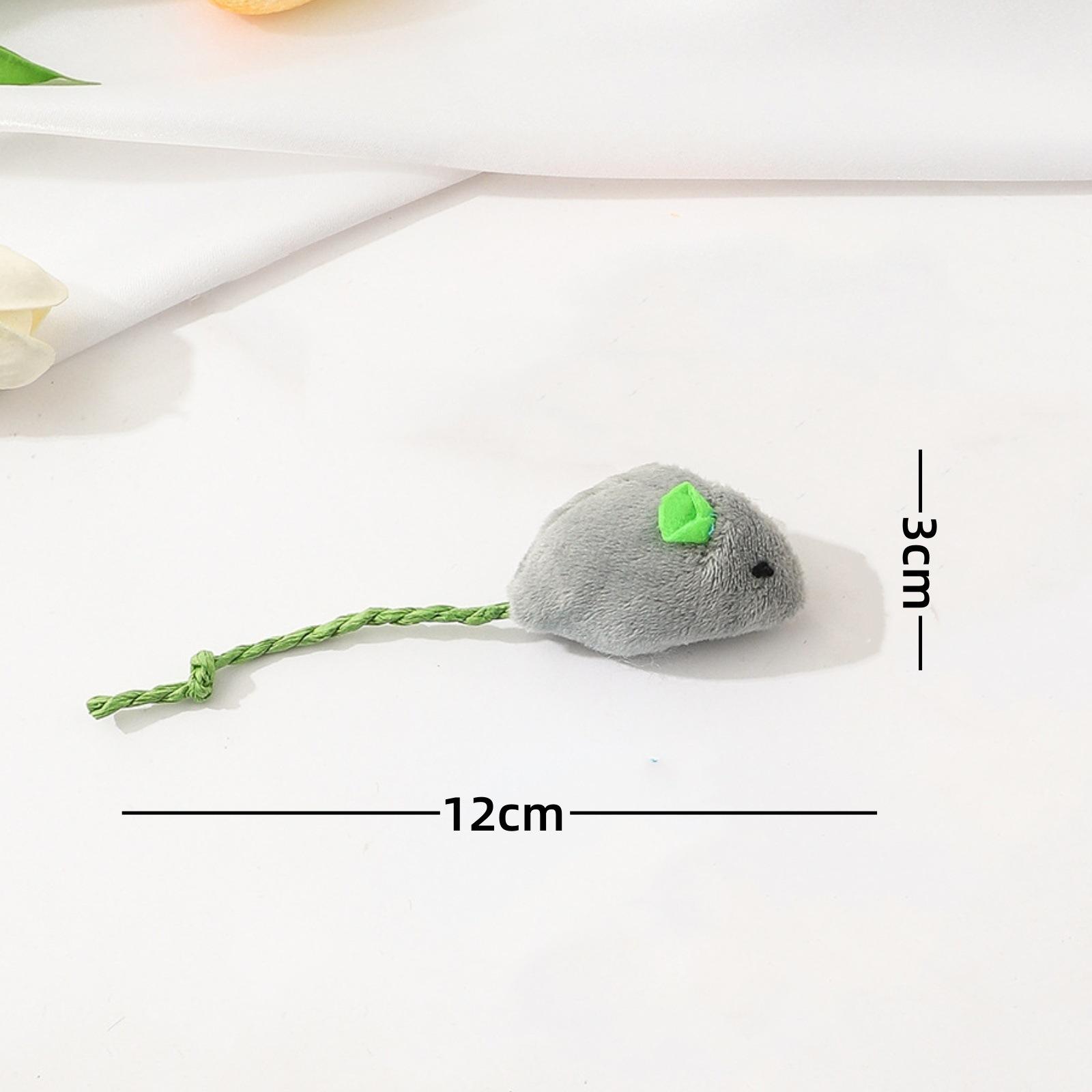 Souris à l'herbe à chat non.3 verts