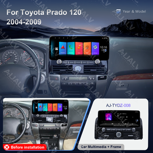 Kit de cadre d'écran radio <span class=keywords><strong>DVD</strong></span> Android 12,3 pouces AIJIA pour tableau de bord Toyota Land Cruiser Prado 2004-2009 - Product Image 3