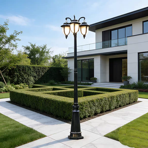 Lámpara de Jardín LED Impermeable, Estilo Retro, con Tres Cabezas, Adecuada para Decoración de Pasillos y Patios - Product Image 6