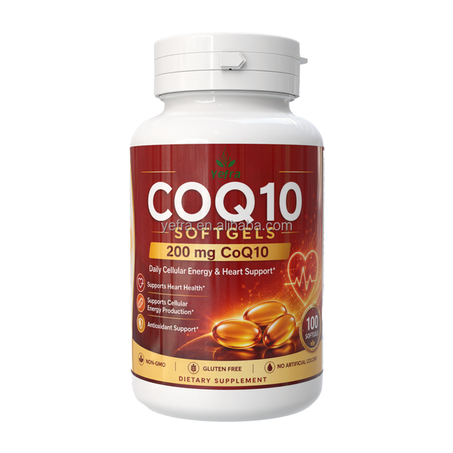 Wholesale CoQ10 Capsule Naturally Fermented Ubiquinone Vegan Formula High Bioavailability Private Label Custom Supported